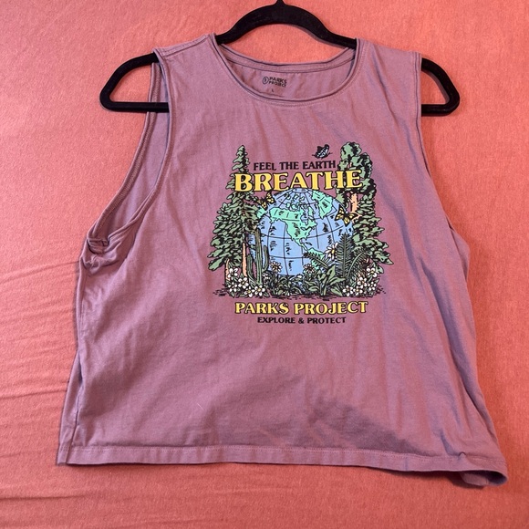 Parks Project Tops - Parks Project Lavender Cotton Tank